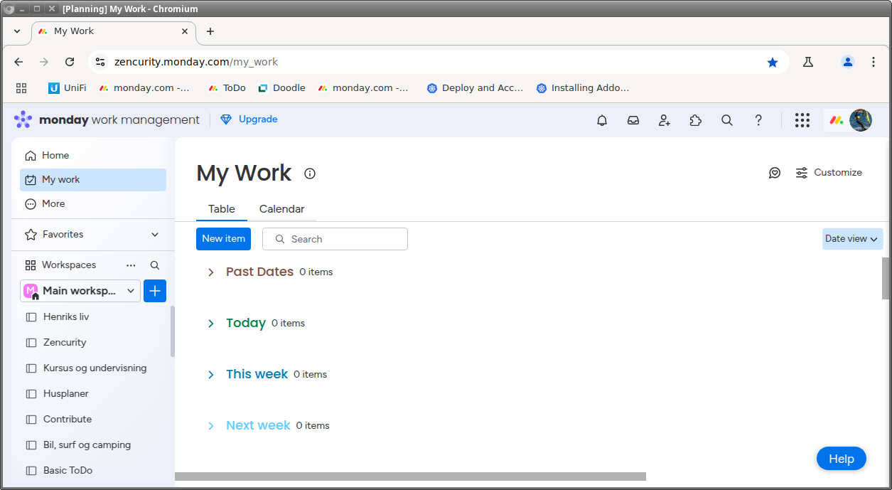 Example screenshot from Monday.com